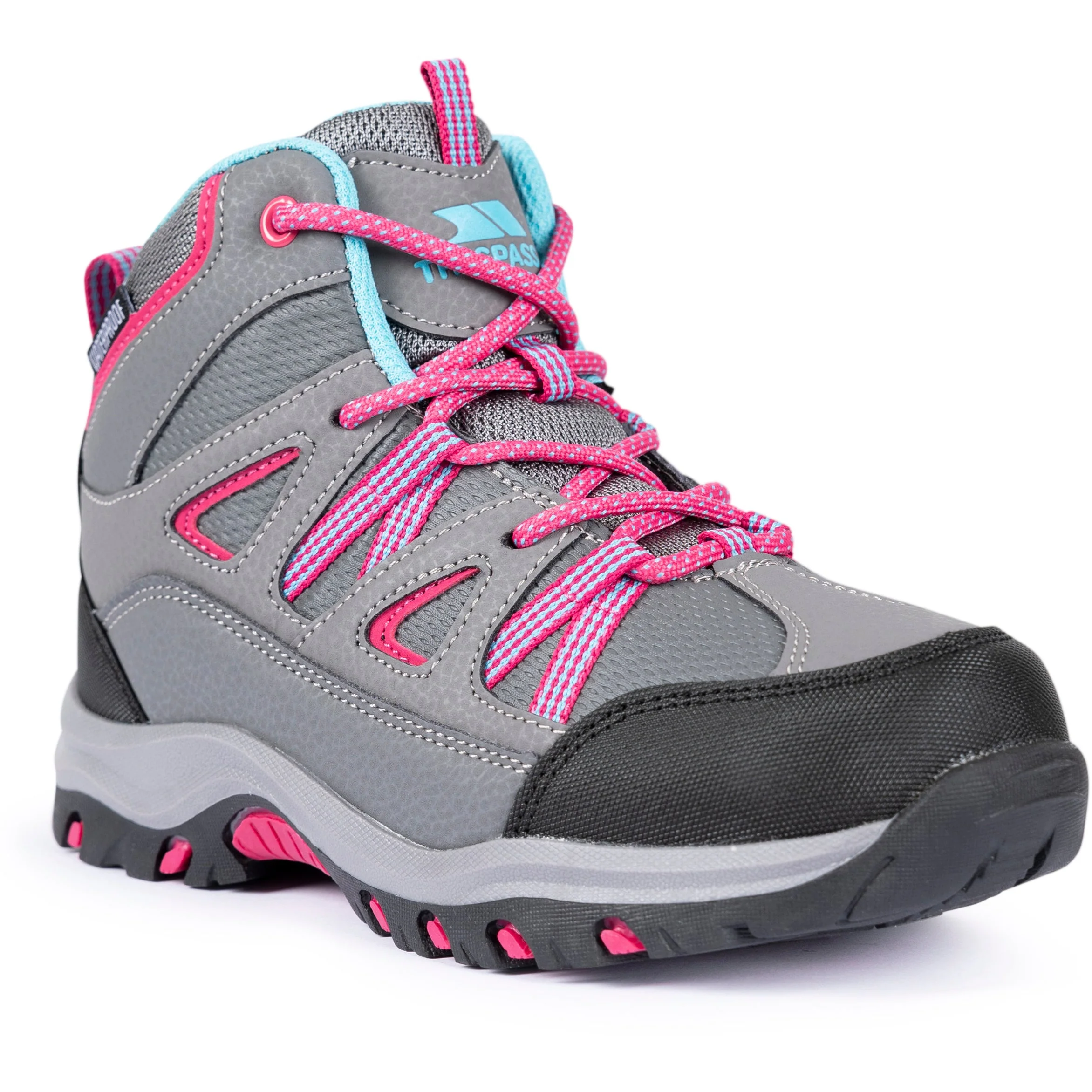 Gillon Youths' Waterproof Walking Boots in Grey - Image 6