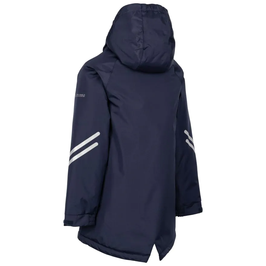 Valleyfield Kids Casual Waterproof Padded Jacket in Navy - Image 2