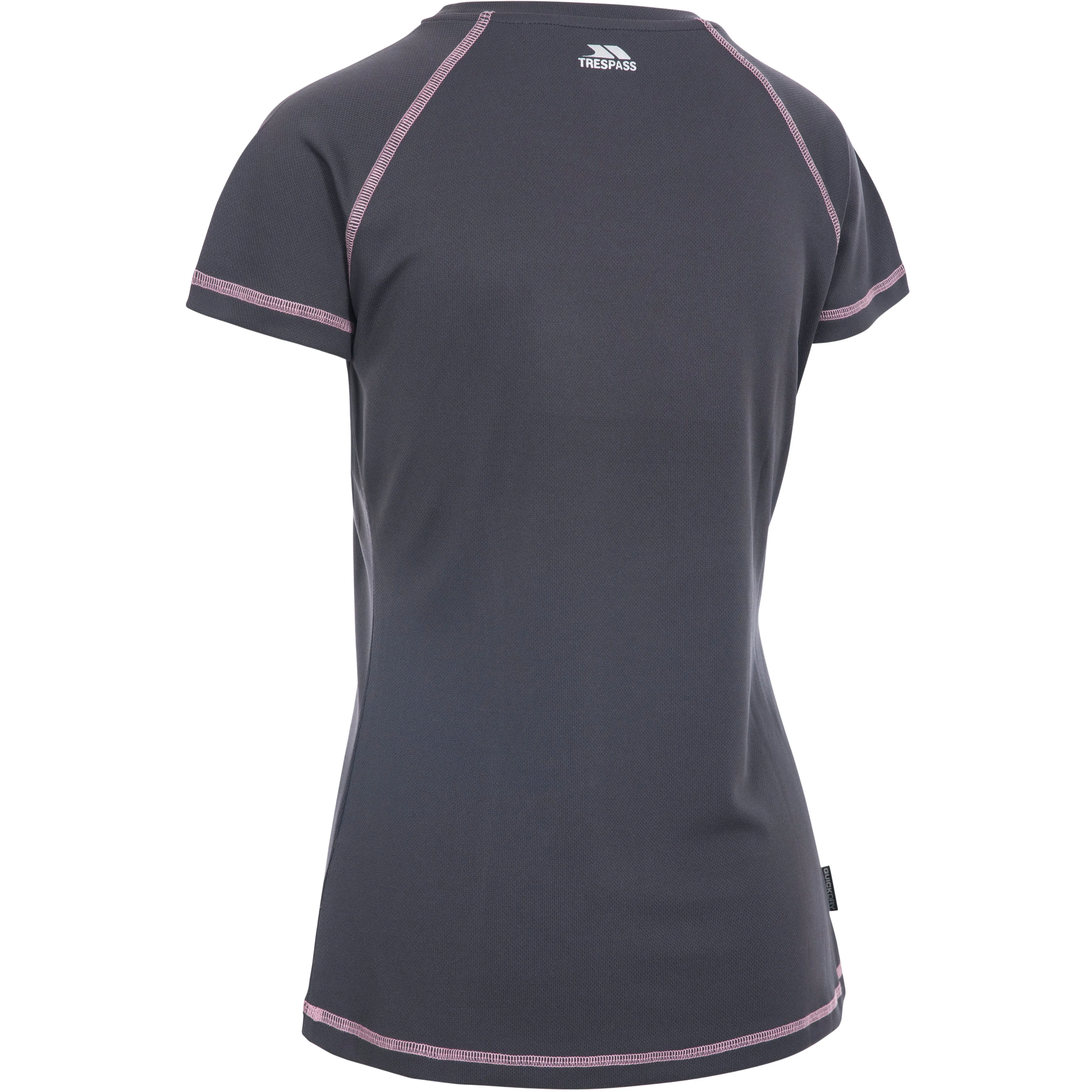 Viktoria Women's Active T-Shirt - Dark Grey - Image 2