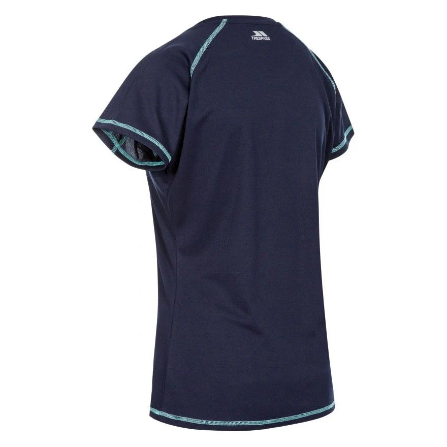 Viktoria Women's Active T-Shirt - Navy - Image 6