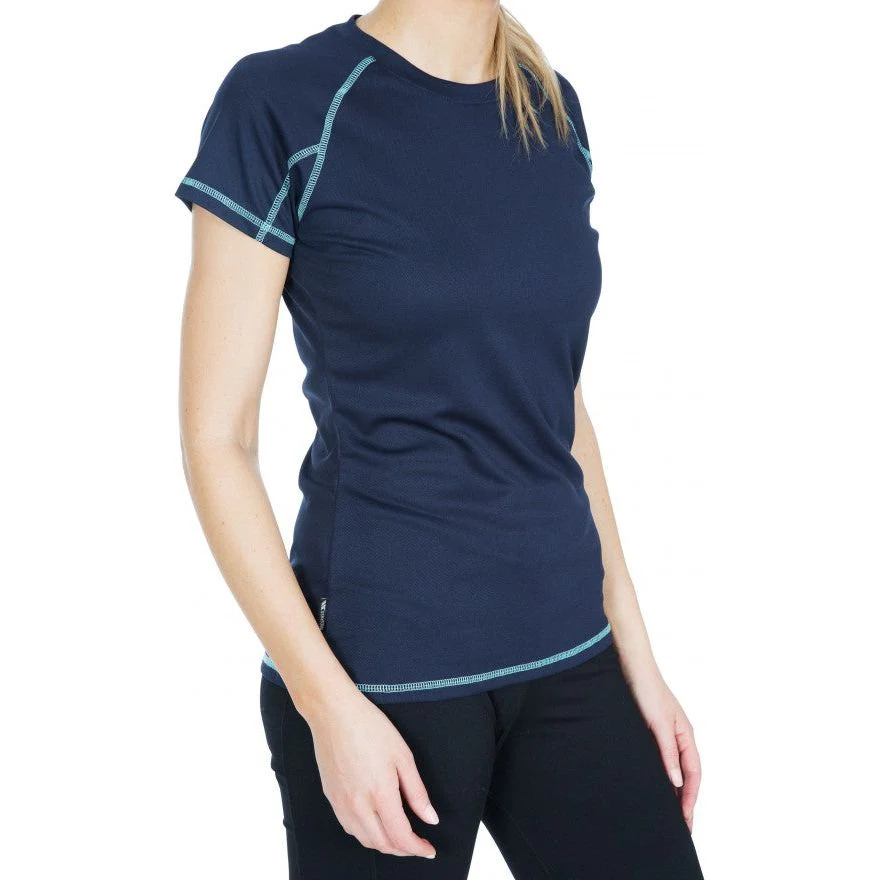 Viktoria Women's Active T-Shirt - Navy - Image 9