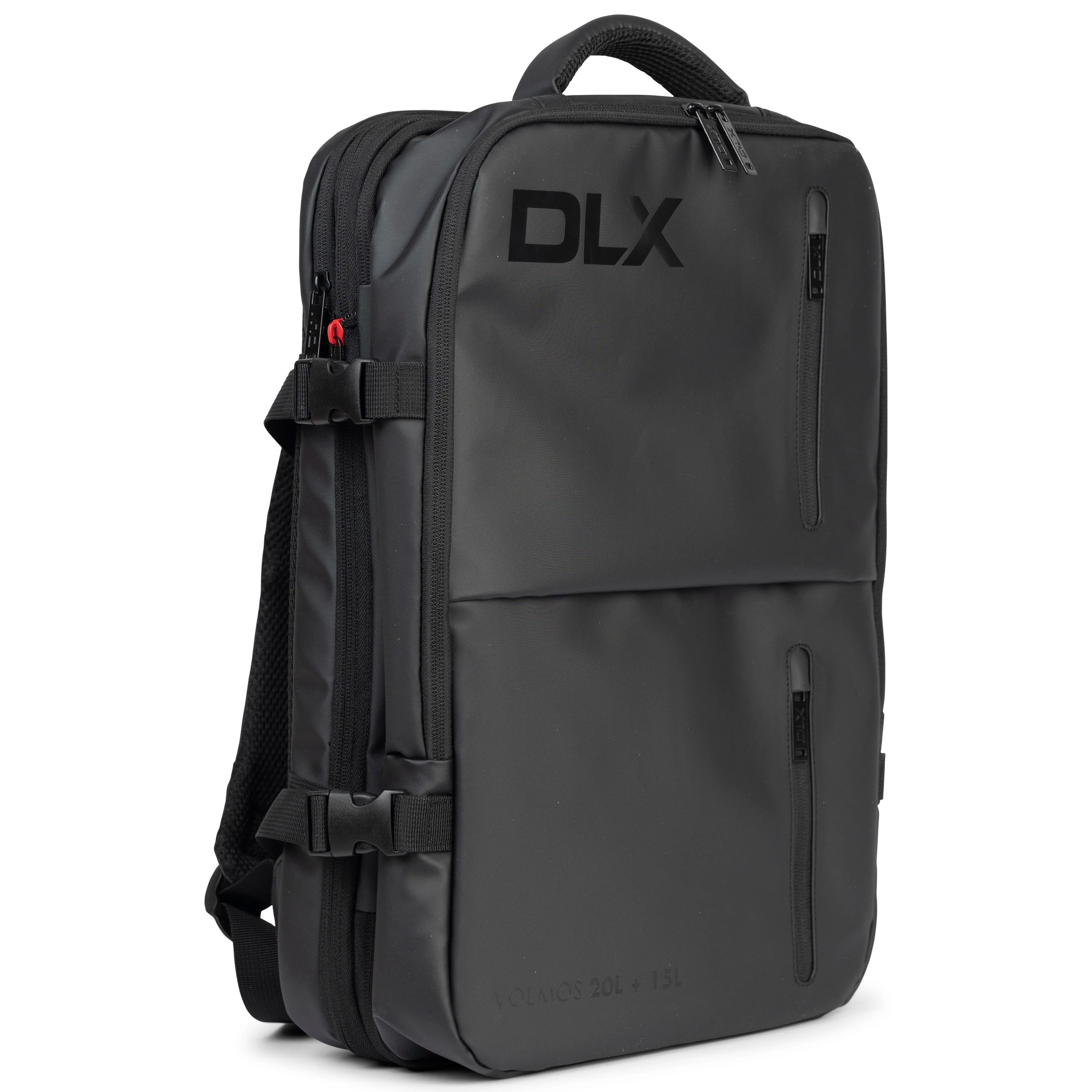 Volmos DLX Expandable Travel Rucksack in Black - Image 6